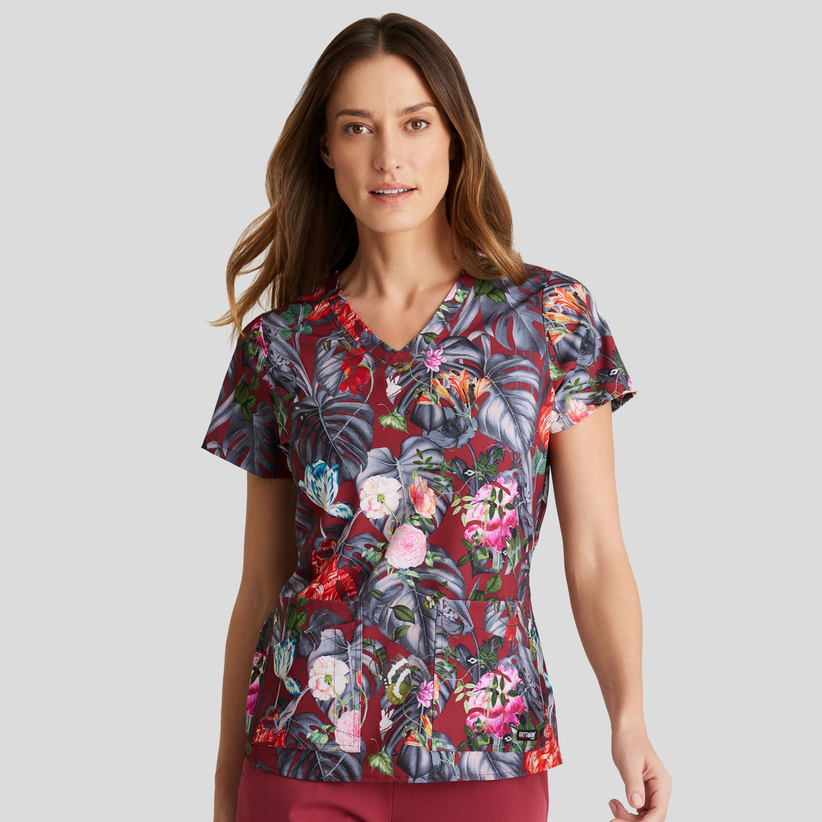 Ella Print Top | Palm Garden
