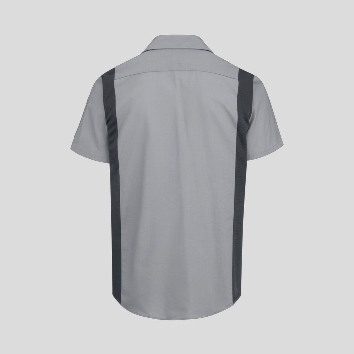 Short Sleeve Performance Plus Shop Shirt With Oilblok Technology | Light Grey/Charcoal Mesh