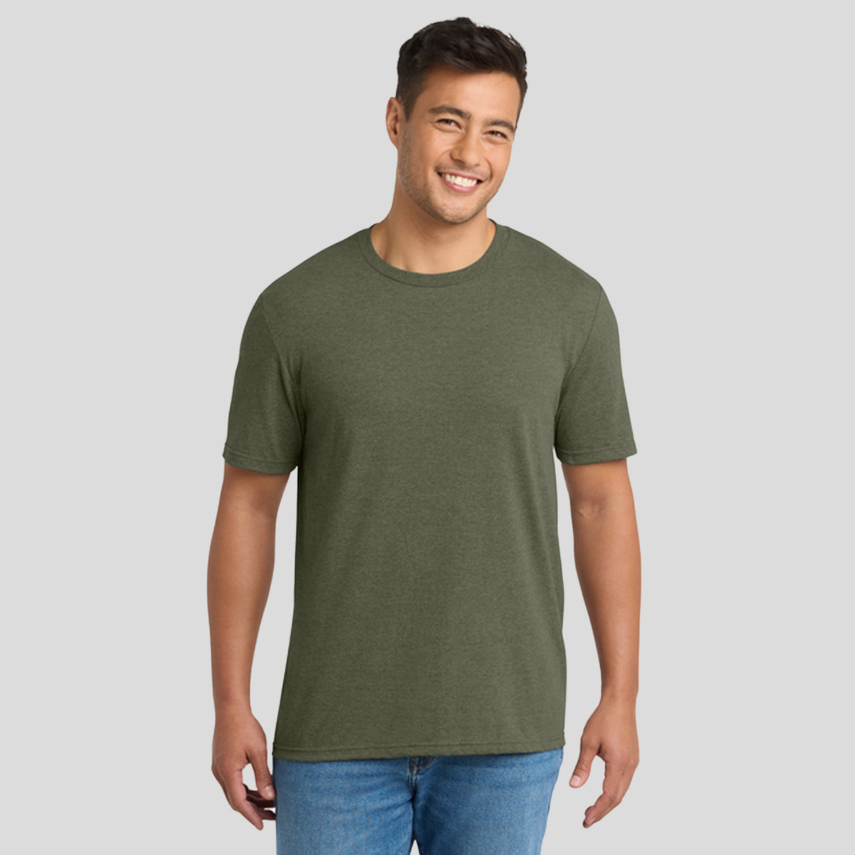 Tri-Blend Tee | Military Green Heather