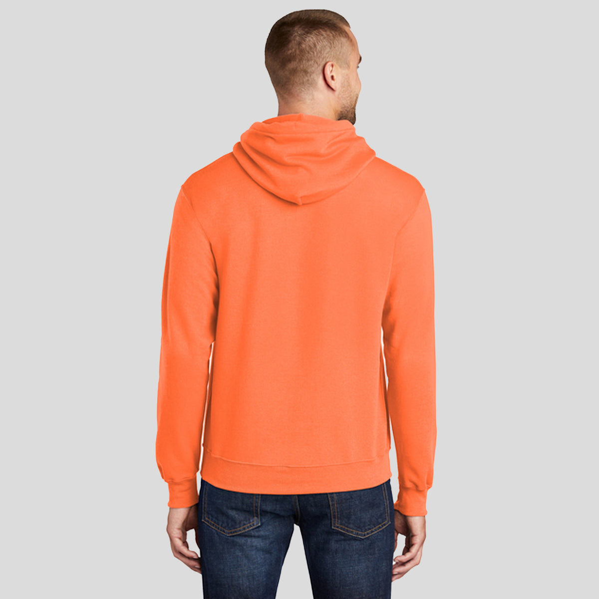 Core Fleece Pullover Hooded Sweatshirt | Neon Orange